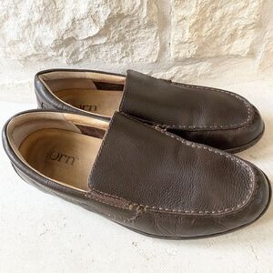 Born Brompton Slip-On Tan Loafers Size 11 Born | Shoes | Born Brompton Ii Classic Dark Mahogany Brown  main image 2